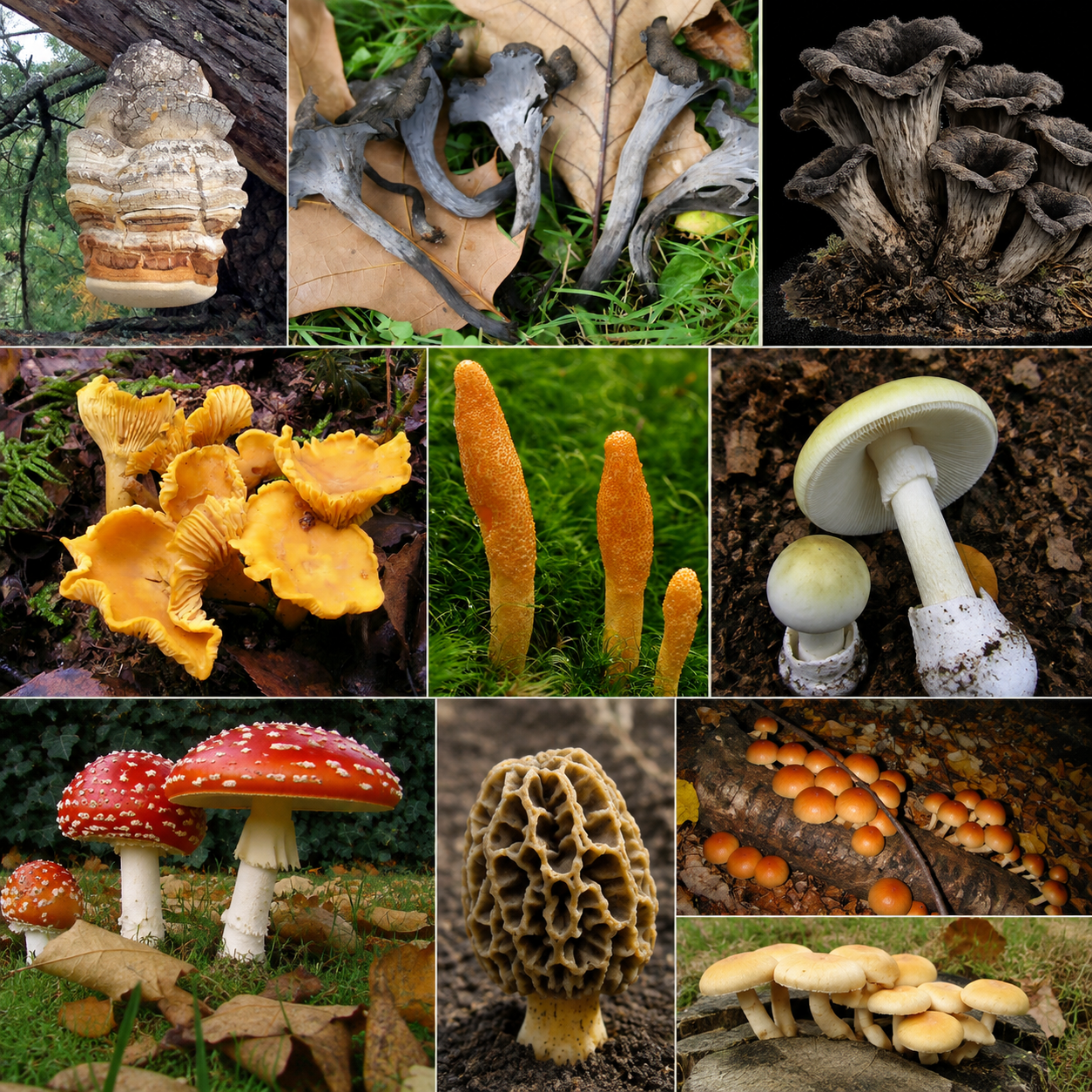 Mushrooms from a Manes & Morrel foraging walk